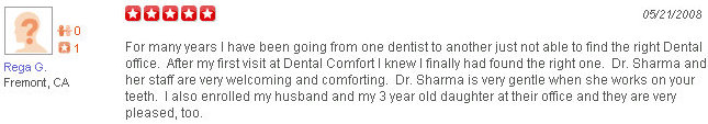Image of a patient review
